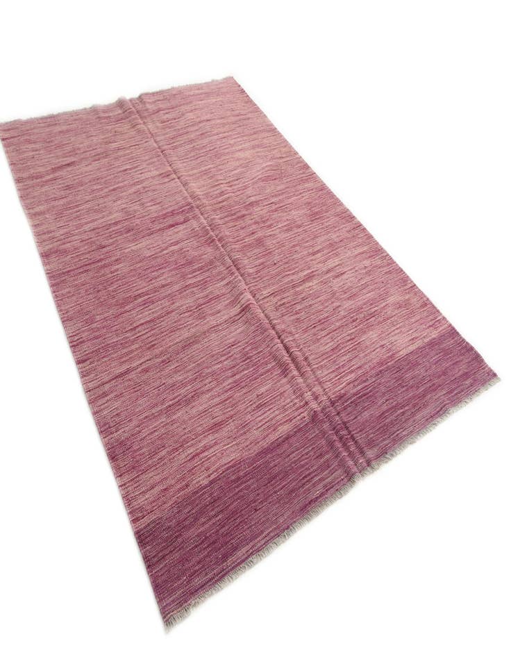 Detail image of  5' 5 x 7' 8  Hand Woven Kilim Modern Wool Rug