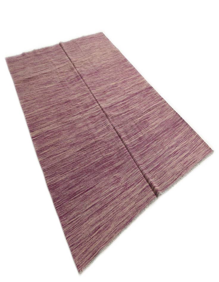 Detail image of  5' 8 x 7' 10  Hand Woven Kilim Modern Wool Rug