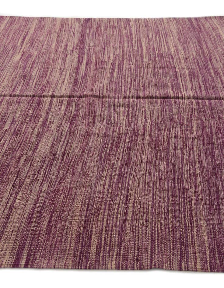 Detail image of  5' 8 x 7' 10  Hand Woven Kilim Modern Wool Rug