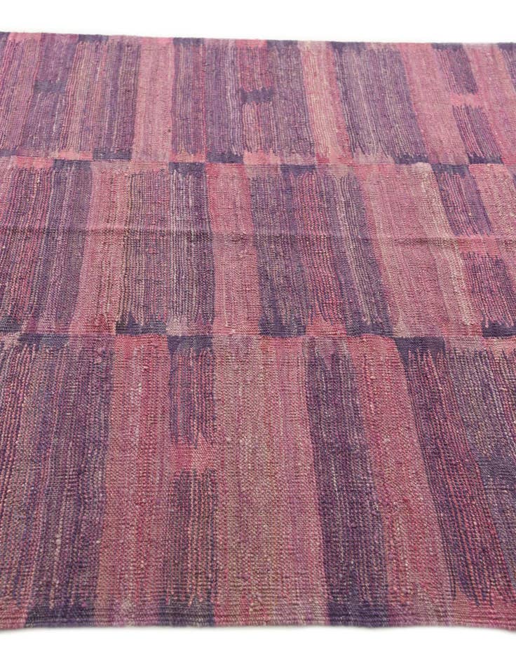 Detail image of  5' 3 x 6' 6  Hand Woven Kilim Modern Wool Rug