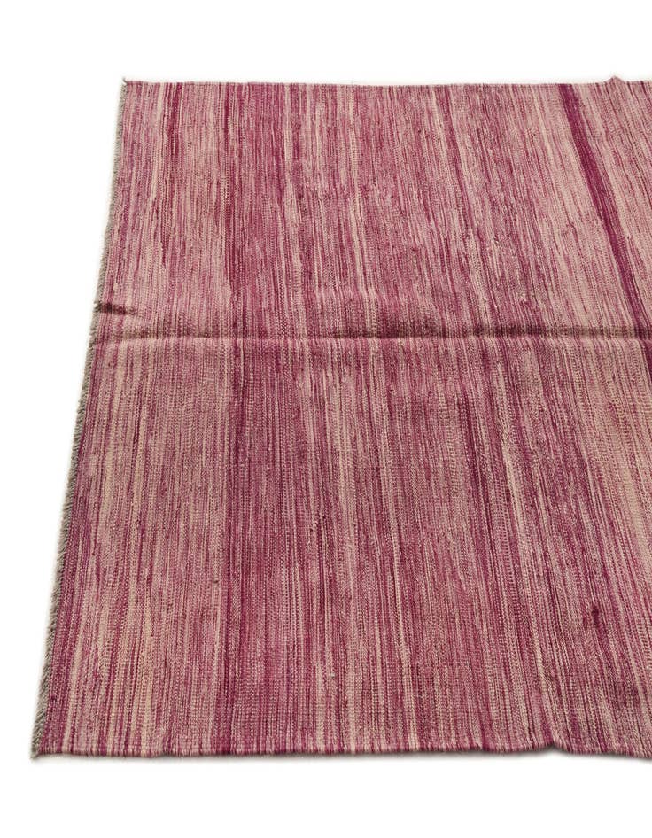 Detail image of  4' x 6' 3  Hand Woven Kilim Modern Wool Rug