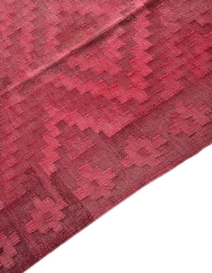 Detail image of  6' 2 x 9' 6  Hand Woven Kilim Modern Wool Rug