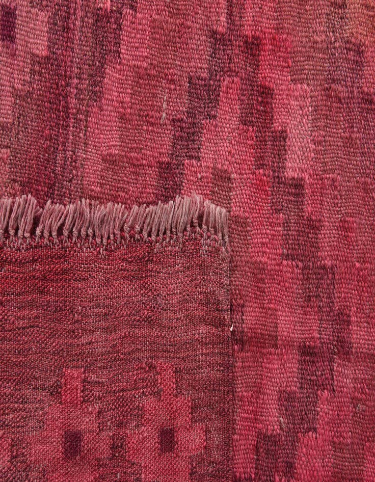 Detail image of  6' 2 x 9' 6  Hand Woven Kilim Modern Wool Rug