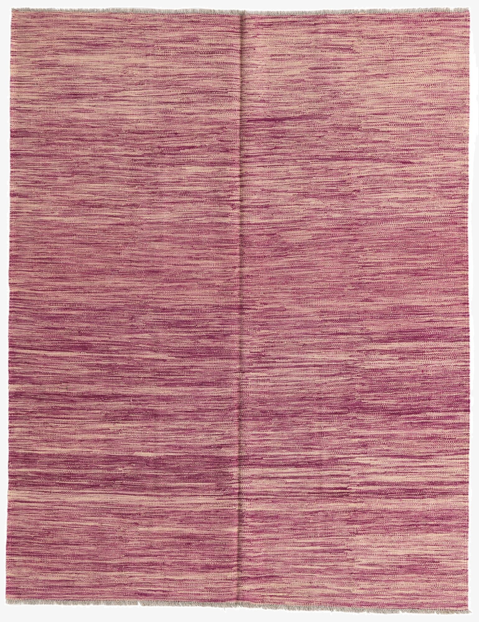  5' 2 x 6' 7  Hand Woven Kilim Modern Wool Rug