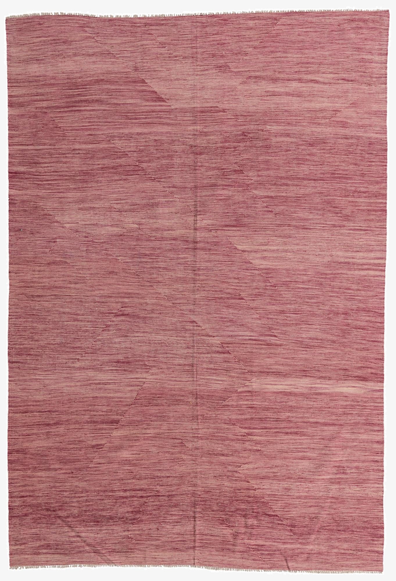  6' 7 x 9' 8  Hand Woven Kilim Modern Wool Rug