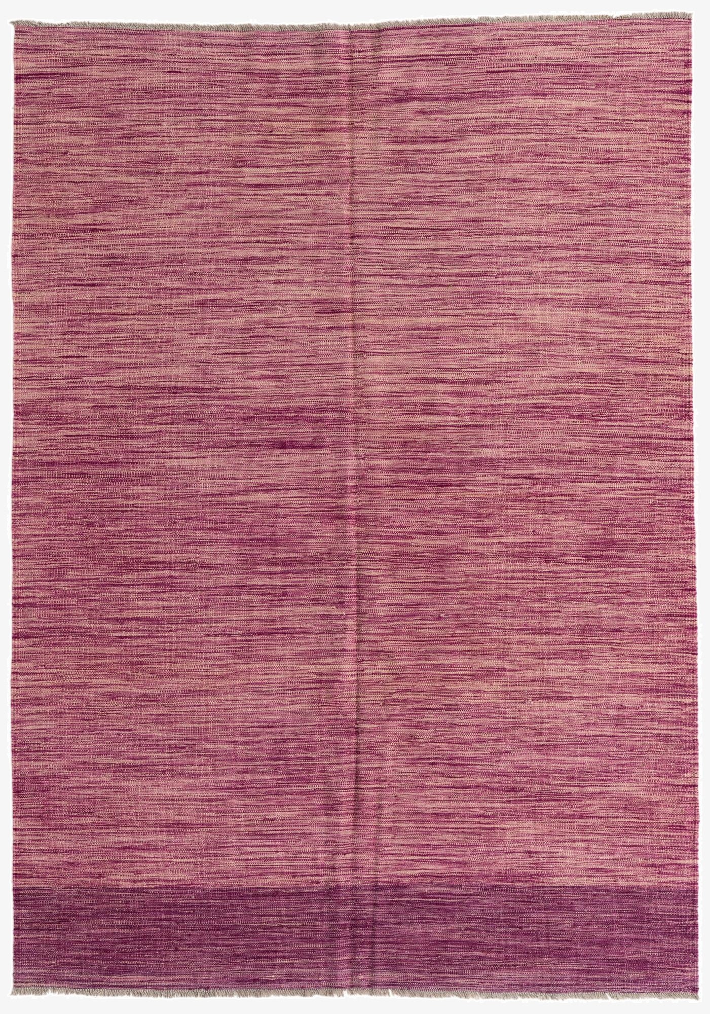  5' 5 x 7' 8  Hand Woven Kilim Modern Wool Rug
