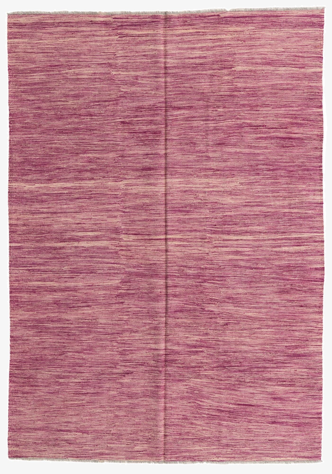  5' 7 x 8'  Hand Woven Kilim Modern Wool Rug