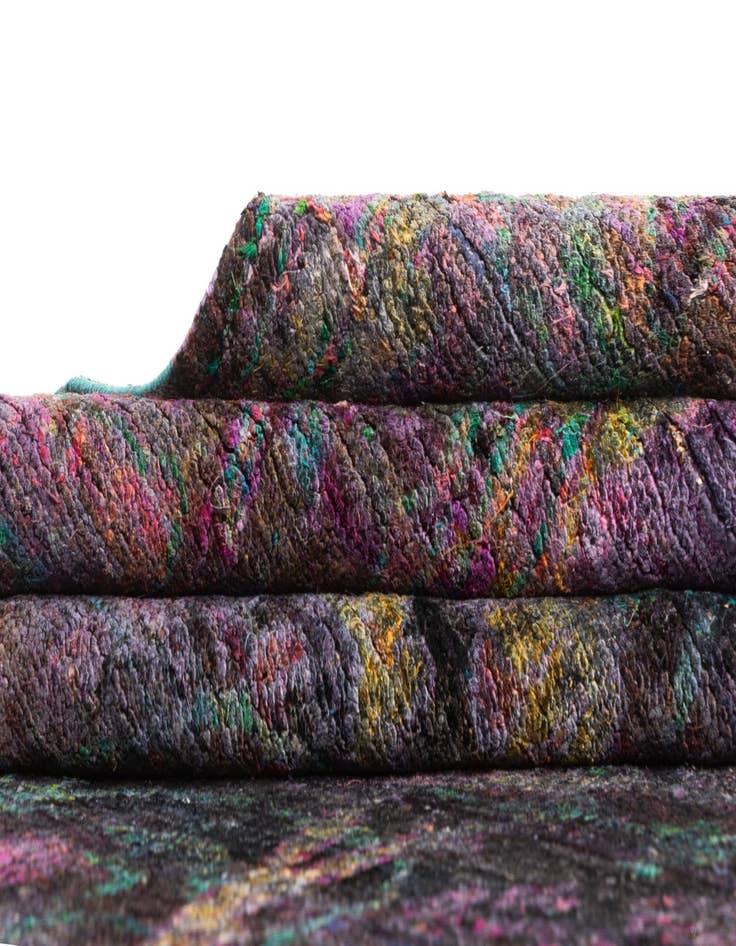 Detail image of  7' 11 x 11' 3  Hand Knotted Kundan Rug