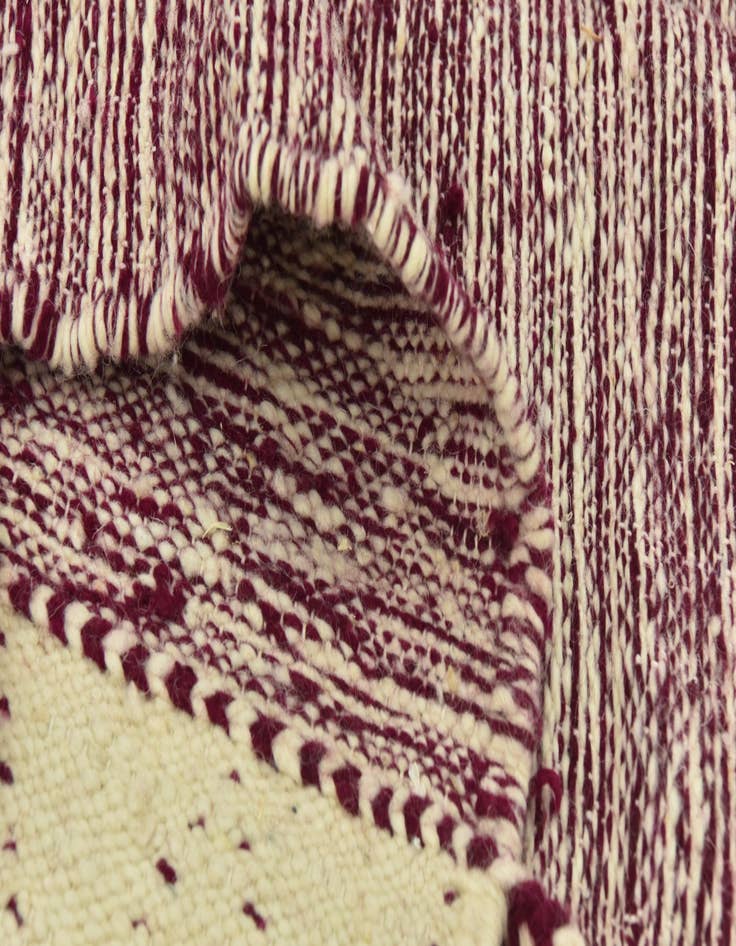 Detail image of  6' 2 x 10'  Hand Knotted Moroccan Wool Rug