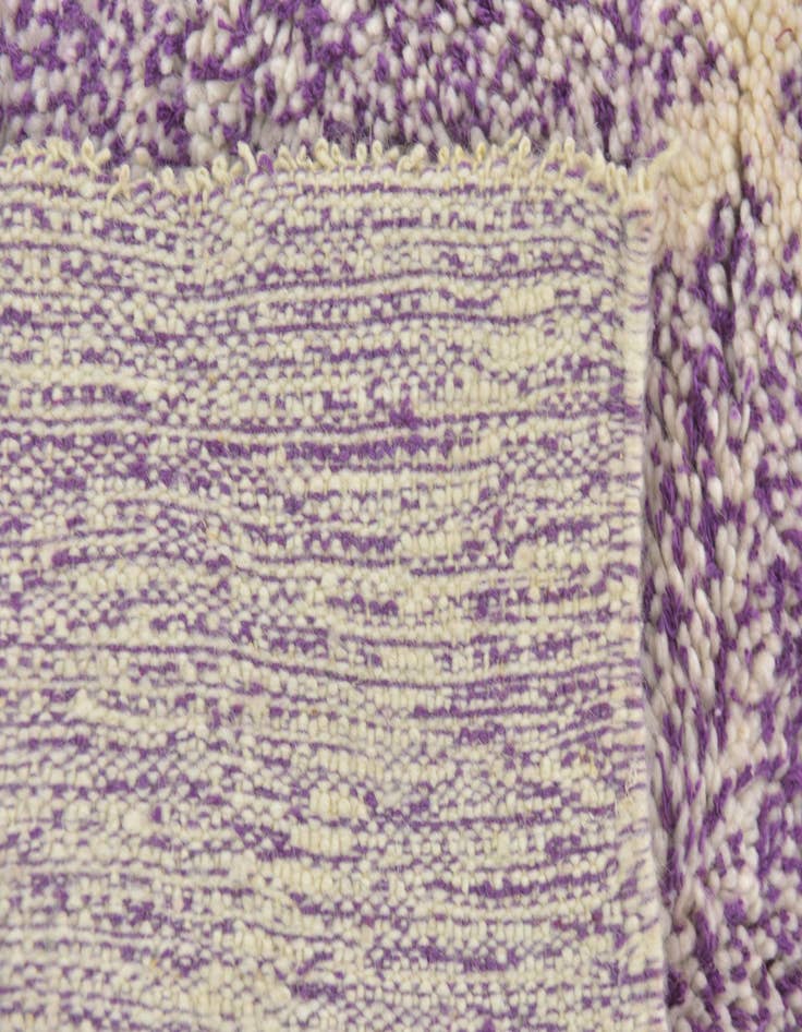 Detail image of  4' 10 x 8' 4  Hand Knotted Moroccan Wool Rug