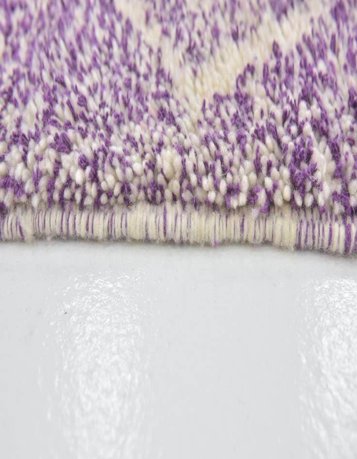 Detail image of  4' 10 x 8' 4  Hand Knotted Moroccan Wool Rug