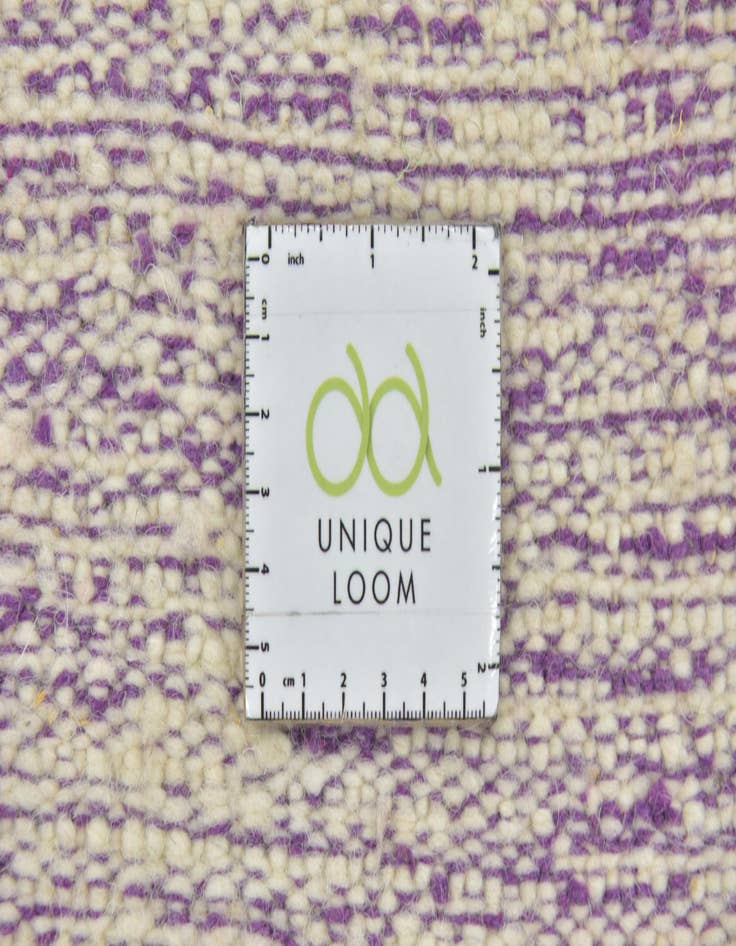 Detail image of  4' 10 x 8' 4  Hand Knotted Moroccan Wool Rug