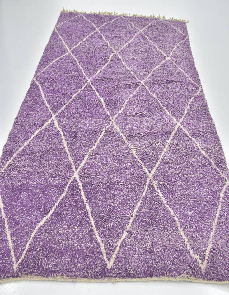 Detail image of  7' x 9' 8  Hand Knotted Moroccan Wool Rug