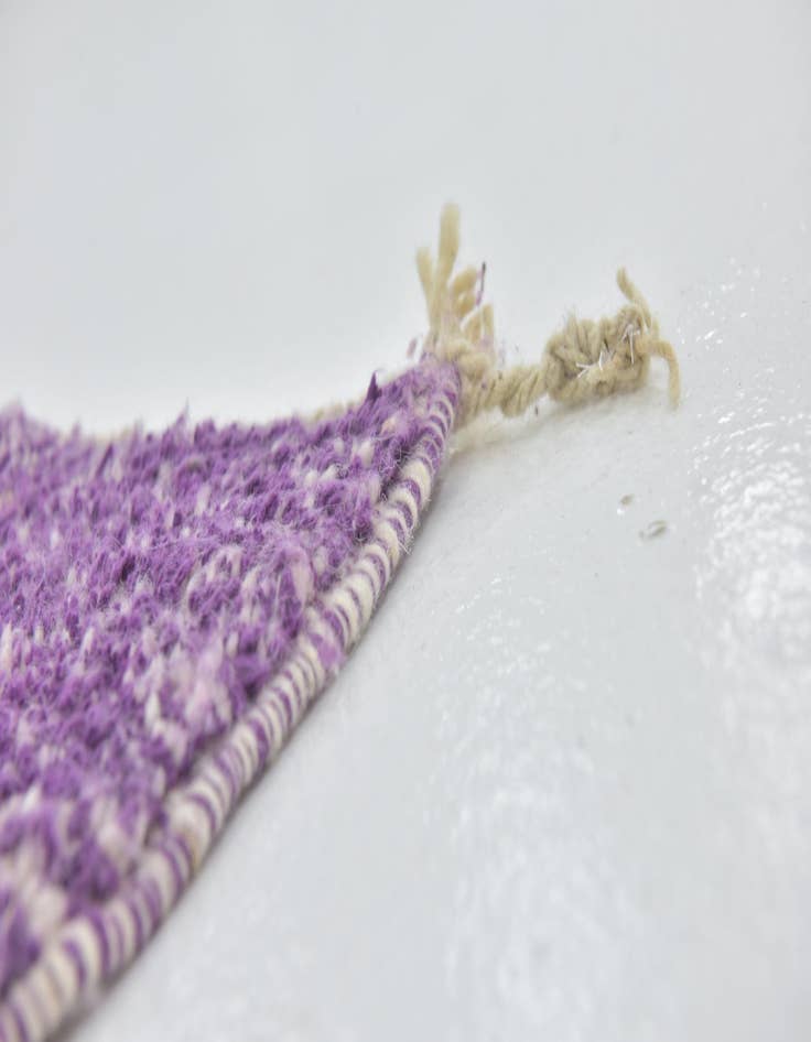 Detail image of  7' x 9' 8  Hand Knotted Moroccan Wool Rug