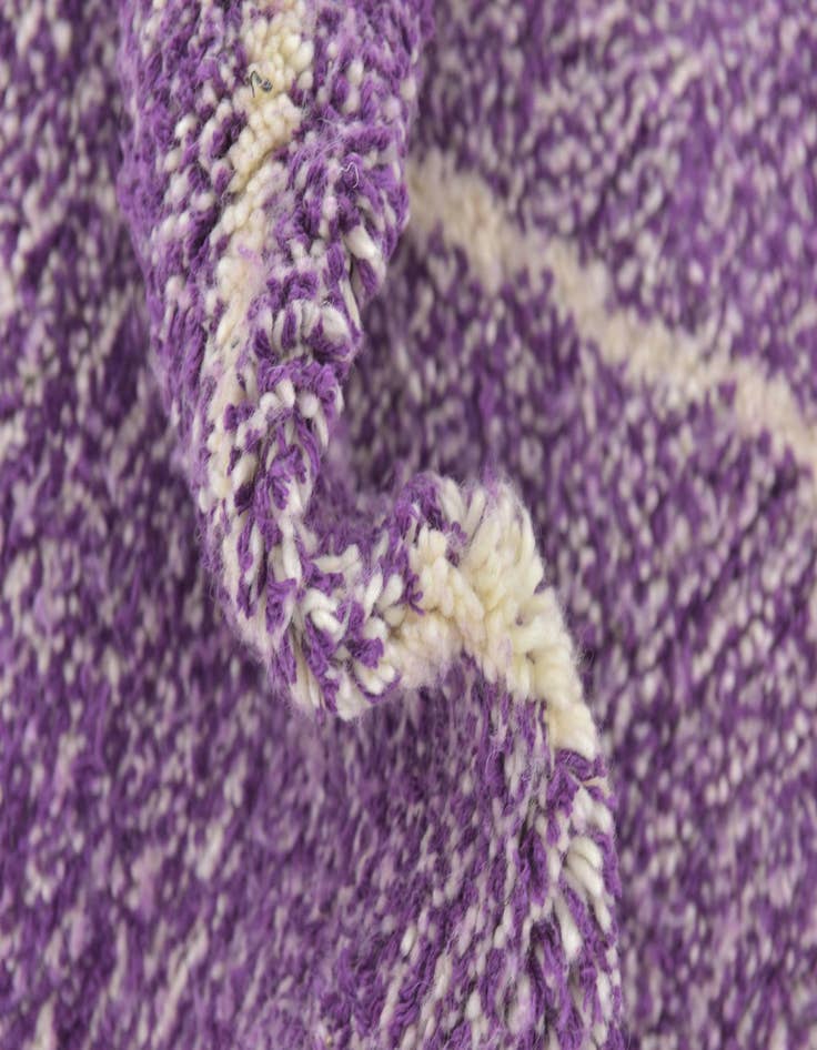 Detail image of  7' x 9' 8  Hand Knotted Moroccan Wool Rug