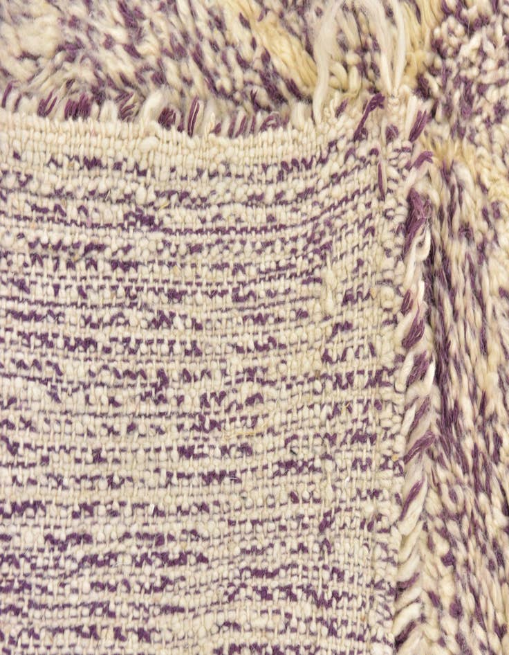 Detail image of  4' 10 x 8' 9  Hand Knotted Moroccan Wool Rug