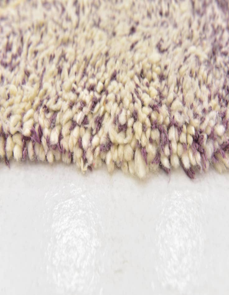 Detail image of  4' 10 x 8' 9  Hand Knotted Moroccan Wool Rug