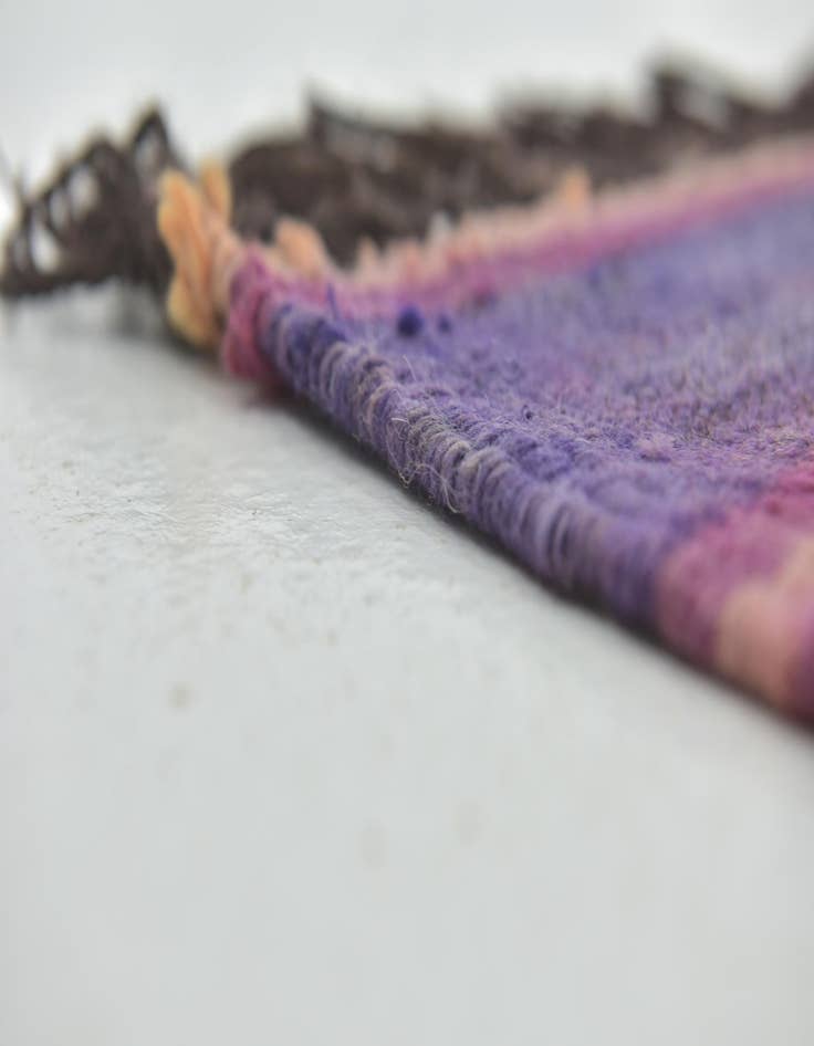 Detail image of  5' 8 x 10' 3  Hand Knotted Moroccan Wool Rug