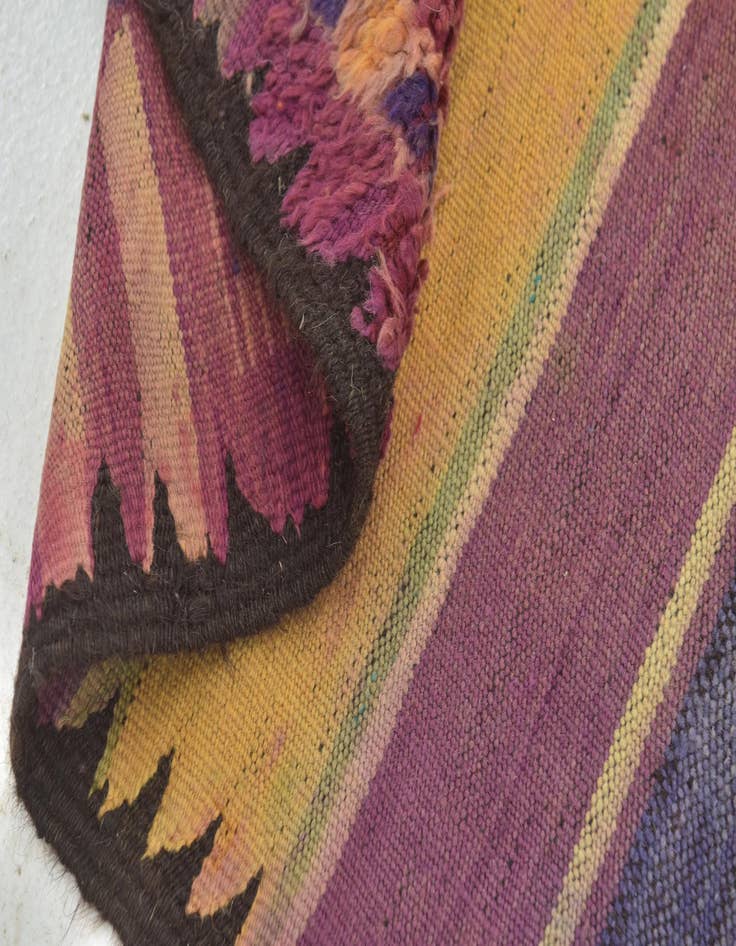 Detail image of  5' 8 x 10' 3  Hand Knotted Moroccan Wool Rug