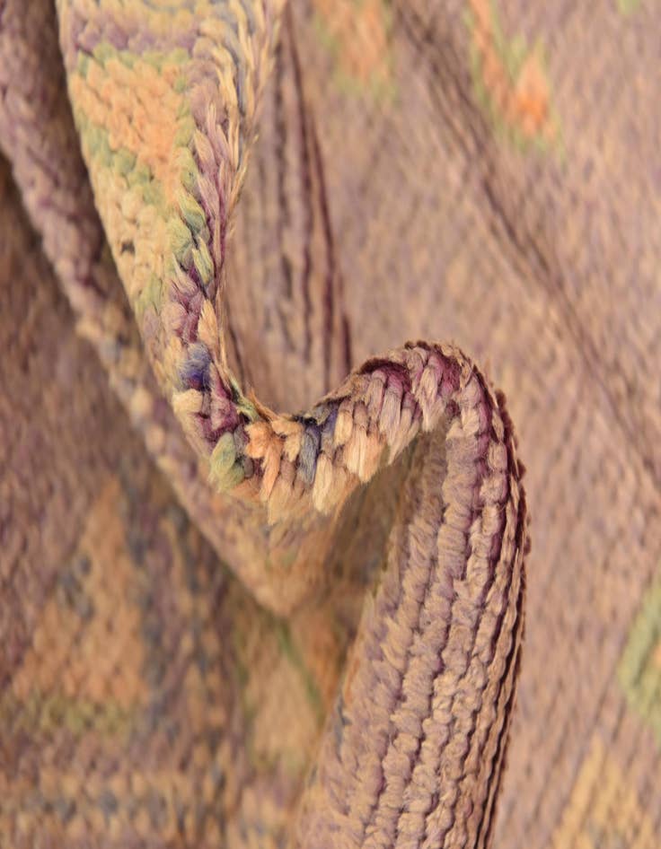 Detail image of  6' 3 x 11' 4  Hand Knotted Moroccan Wool Rug