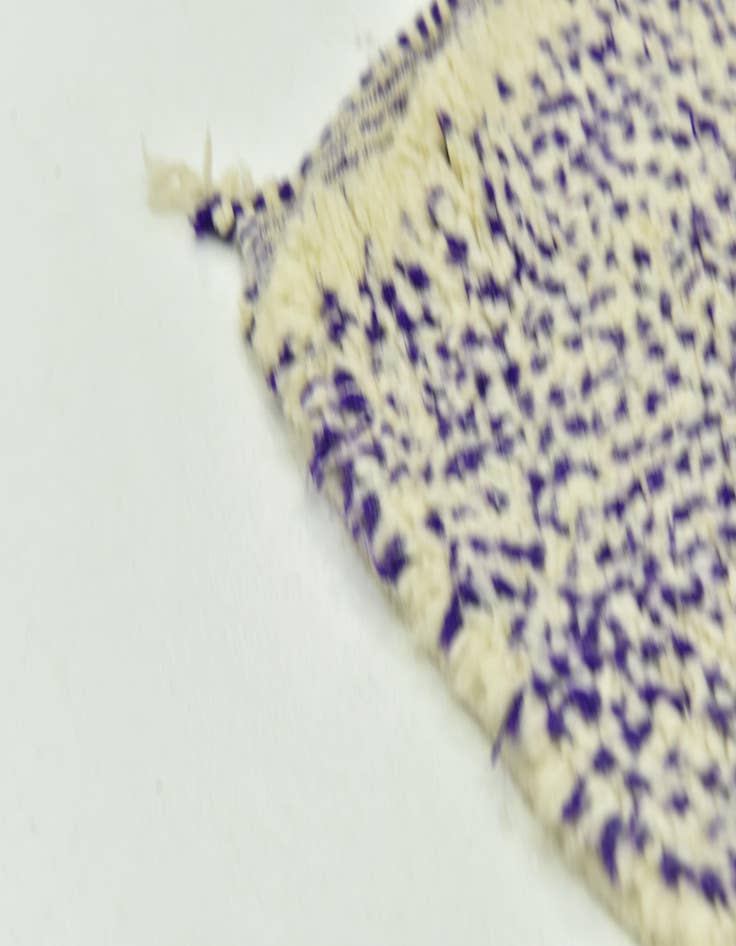 Detail image of  6' 8 x 9'  Hand Knotted Moroccan Wool Rug