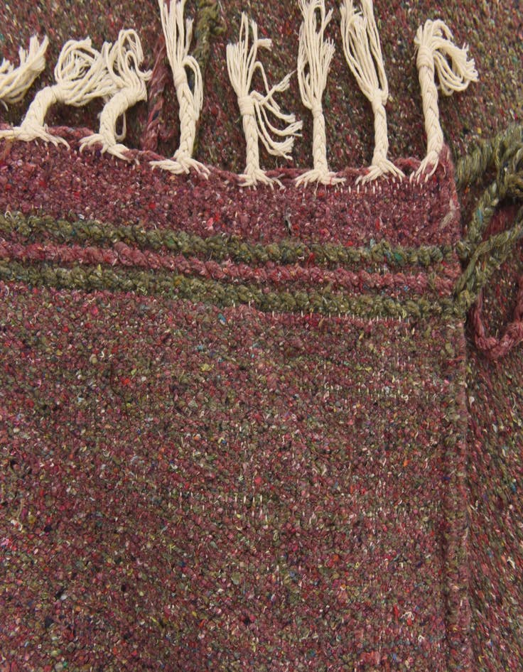 Detail image of  6' 5 x 10' 2  Hand Knotted Moroccan Wool Rug