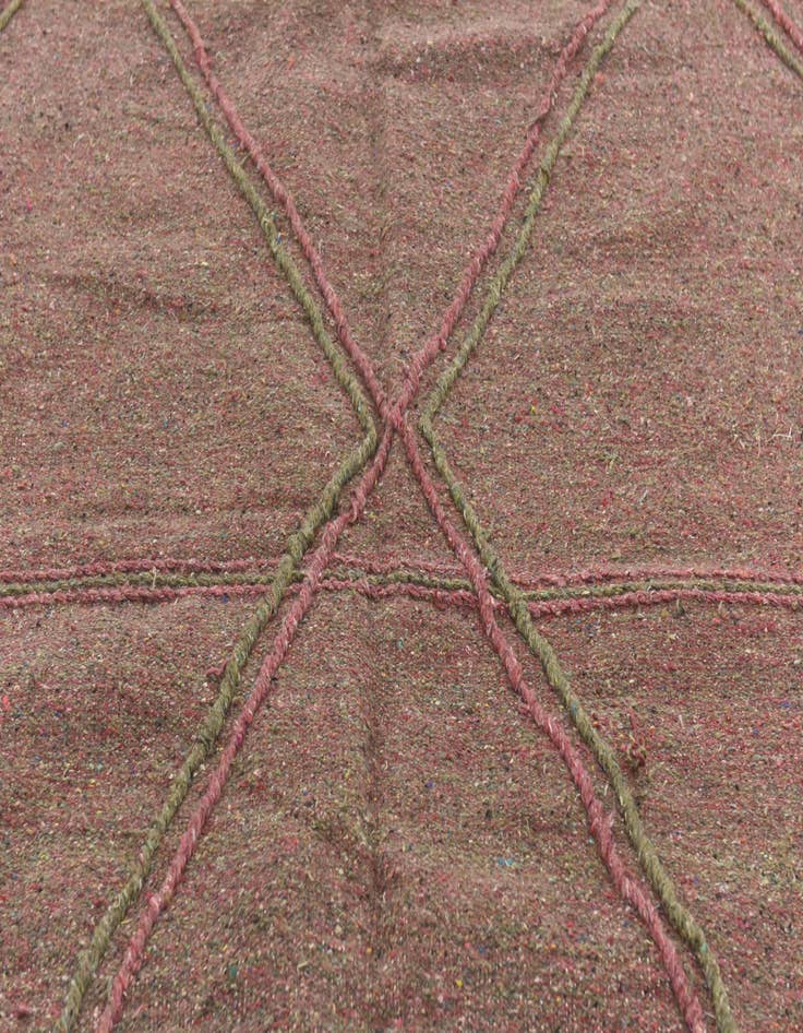 Detail image of  6' 5 x 10' 2  Hand Knotted Moroccan Wool Rug