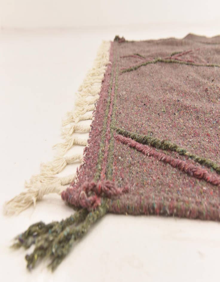 Detail image of  6' 5 x 10' 2  Hand Knotted Moroccan Wool Rug