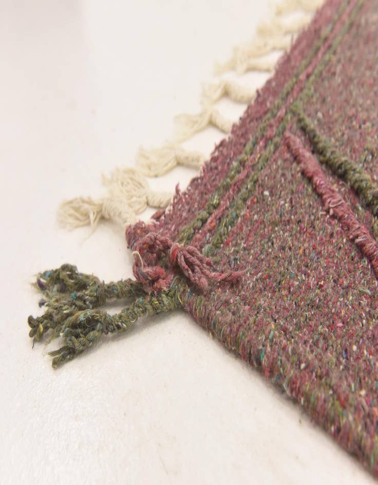 Detail image of  6' 5 x 10' 2  Hand Knotted Moroccan Wool Rug