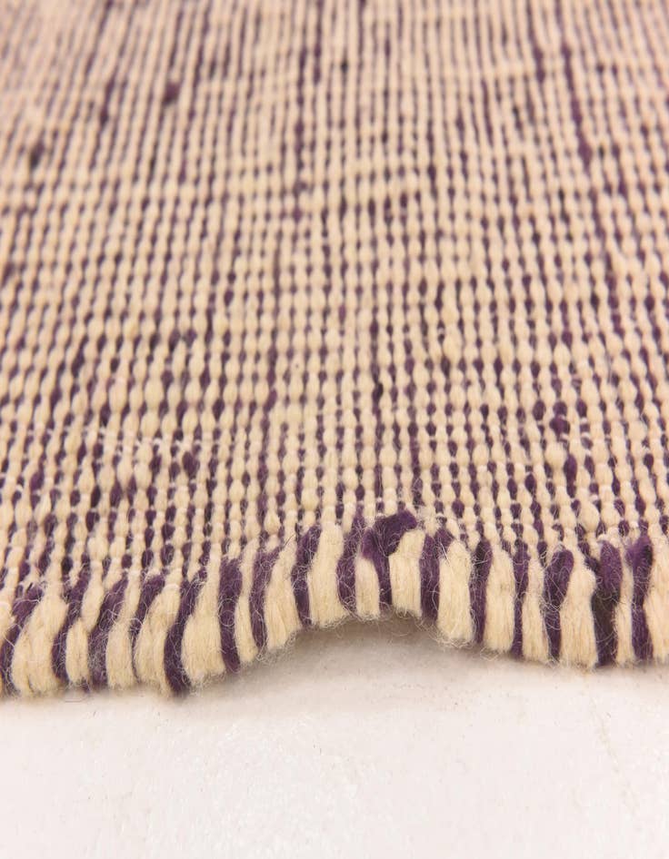 Detail image of  6' 7 x 9' 8  Hand Knotted Moroccan Wool Rug