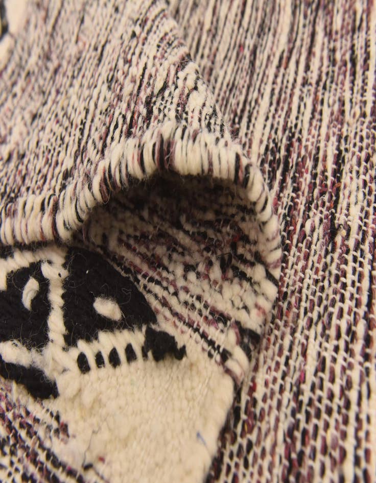 Detail image of  6' 11 x 10' 3  Hand Knotted Moroccan Wool Rug