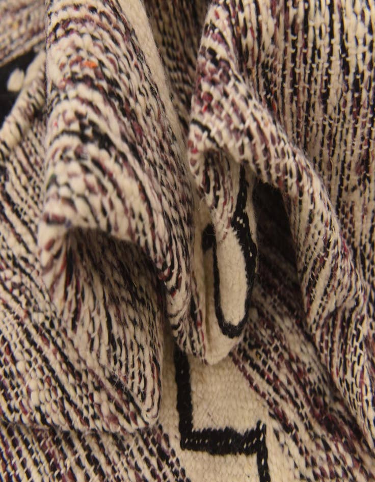 Detail image of  6' 11 x 10' 3  Hand Knotted Moroccan Wool Rug