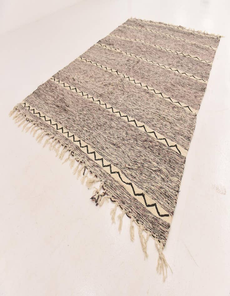 Detail image of  6' 11 x 10' 3  Hand Knotted Moroccan Wool Rug