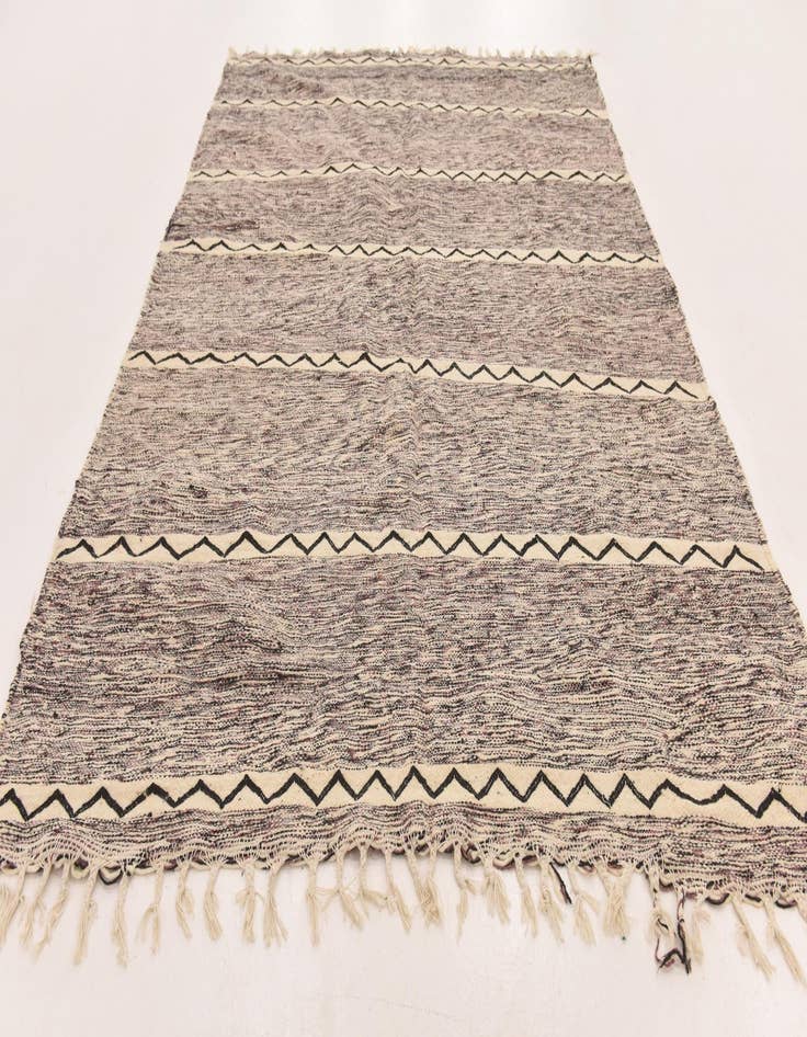 Detail image of  6' 11 x 10' 3  Hand Knotted Moroccan Wool Rug