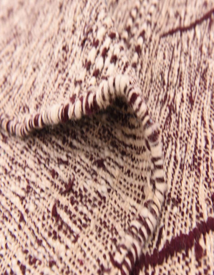 Detail image of  6' 4 x 10'  Hand Knotted Moroccan Wool Rug