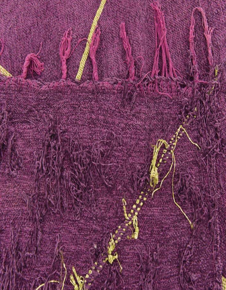 Detail image of  6' x 10' 5  Hand Knotted Moroccan Rug