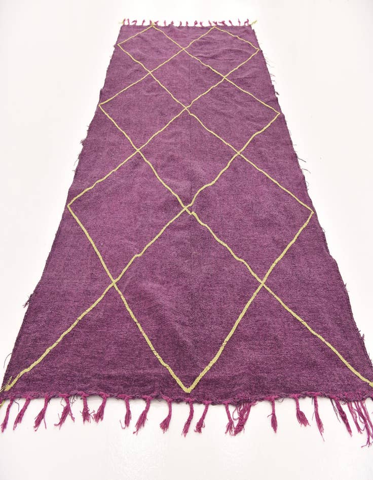 Detail image of  6' x 10' 5  Hand Knotted Moroccan Rug