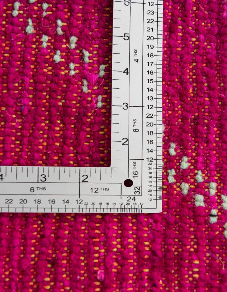 Detail image of  6' 4 x 10'  Hand Knotted Moroccan Wool Rug