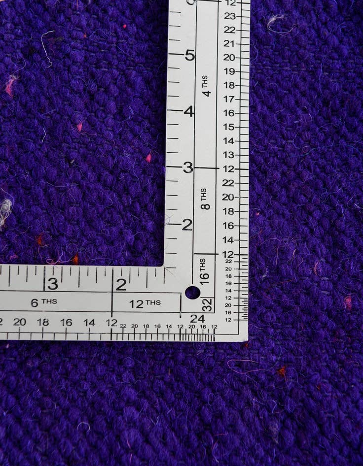 Detail image of  6' 7 x 9' 7  Hand Knotted Moroccan Wool Rug