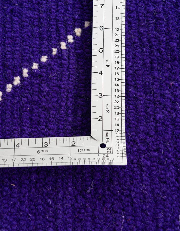 Detail image of  5' 9 x 8' 5  Hand Knotted Moroccan Wool Rug