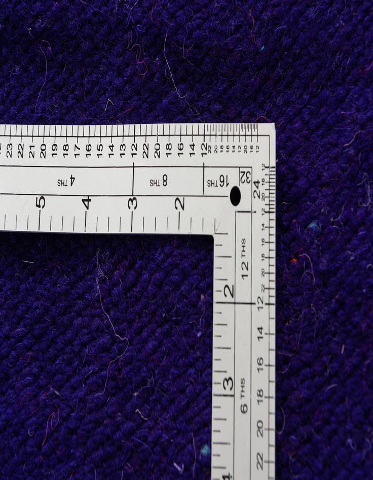 Detail image of  6' 7 x 10'  Hand Knotted Moroccan Wool Rug