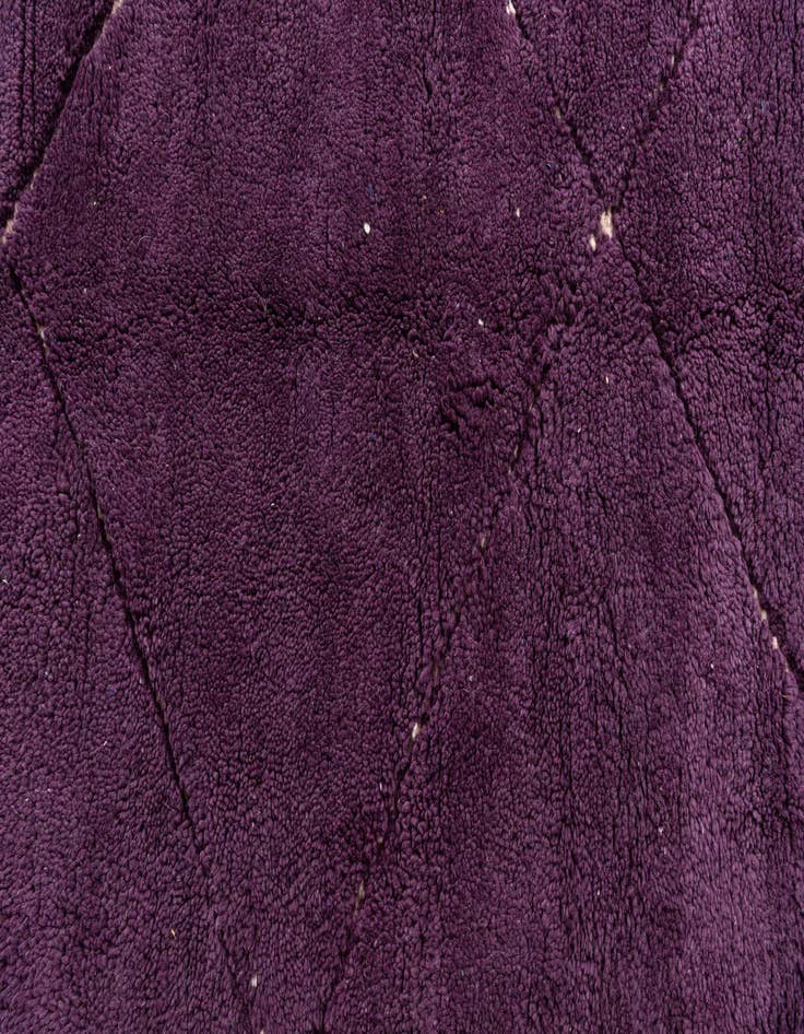 Detail image of  5' 6 x 8' 4  Hand Knotted Moroccan Wool Rug