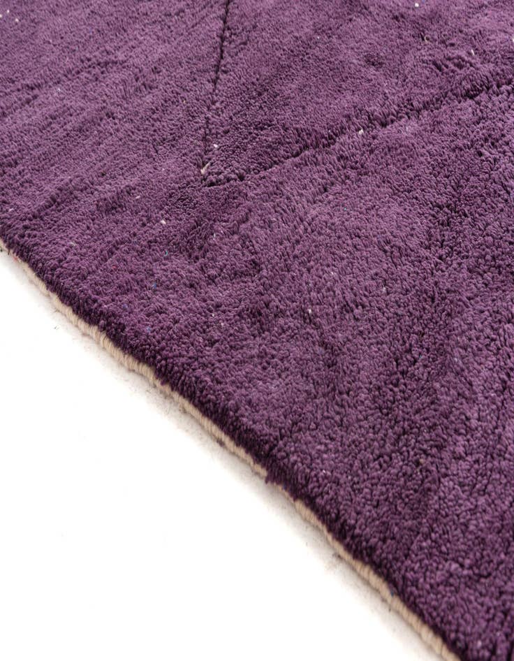 Detail image of  5' 6 x 8' 4  Hand Knotted Moroccan Wool Rug