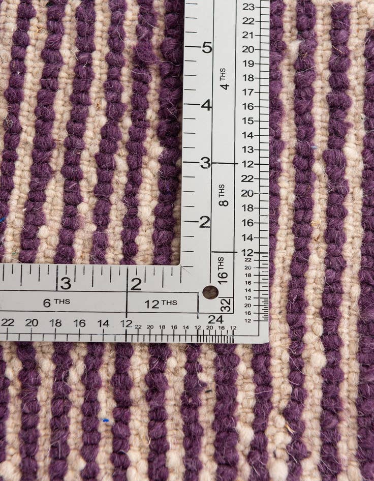 Detail image of  5' 6 x 8' 4  Hand Knotted Moroccan Wool Rug