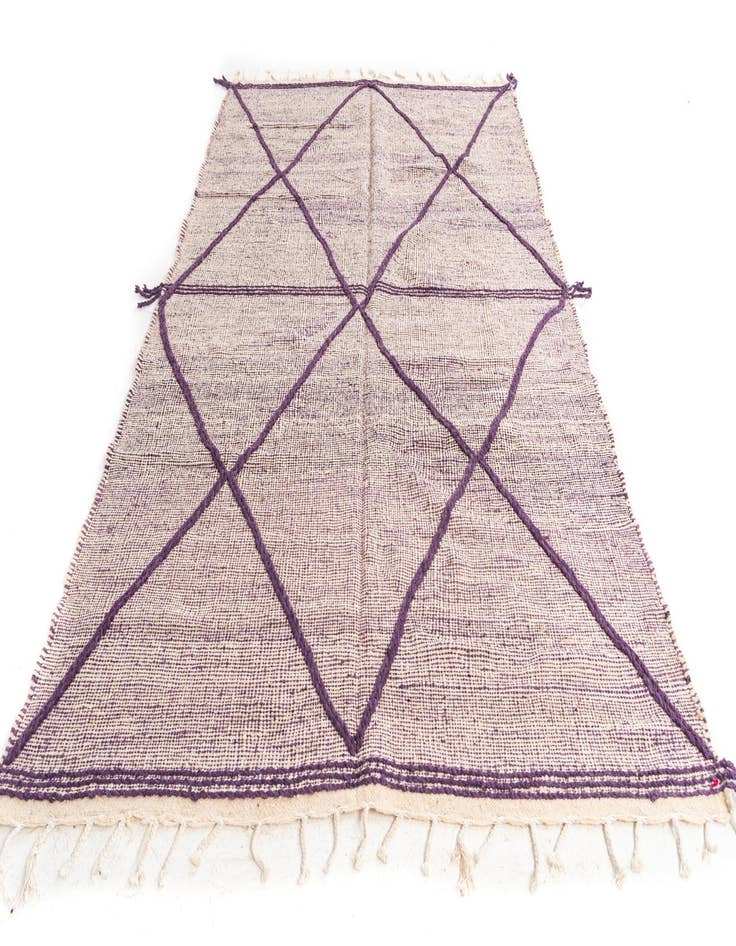 Detail image of  6' 6 x 9' 7  Hand Knotted Moroccan Wool Rug