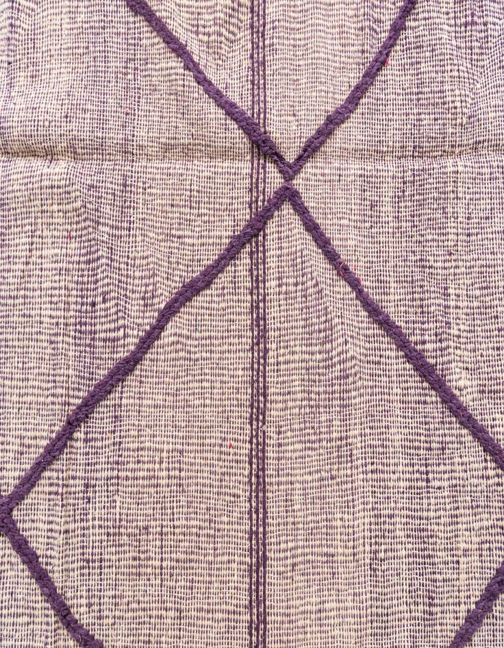 Detail image of  6' 6 x 9' 7  Hand Knotted Moroccan Wool Rug