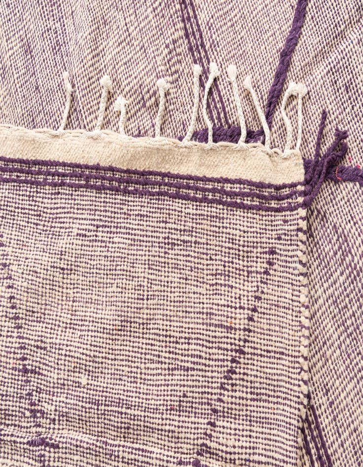 Detail image of  6' 6 x 9' 7  Hand Knotted Moroccan Wool Rug