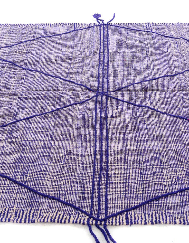 Detail image of  6' 2 x 10' 4  Hand Knotted Moroccan Wool Rug