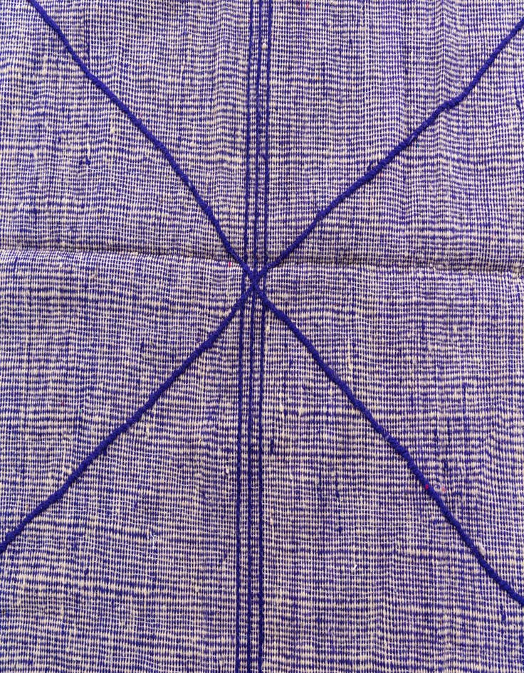 Detail image of  6' 2 x 10' 4  Hand Knotted Moroccan Wool Rug