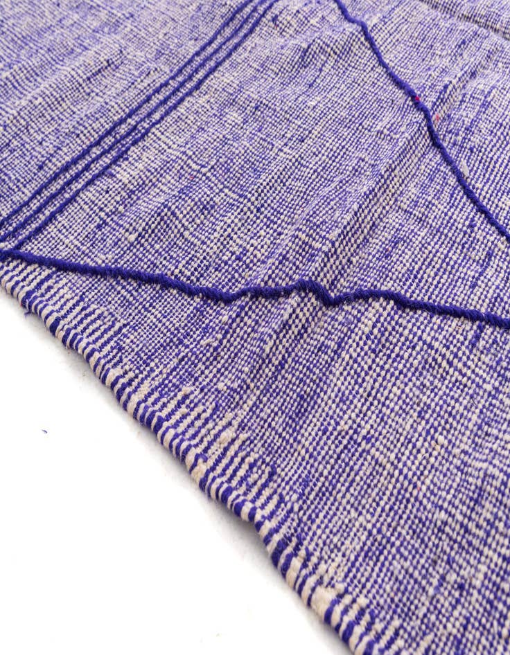 Detail image of  6' 2 x 10' 4  Hand Knotted Moroccan Wool Rug